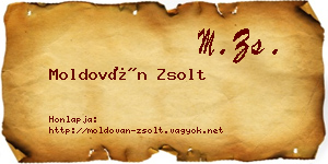 Moldován Zsolt névjegykártya